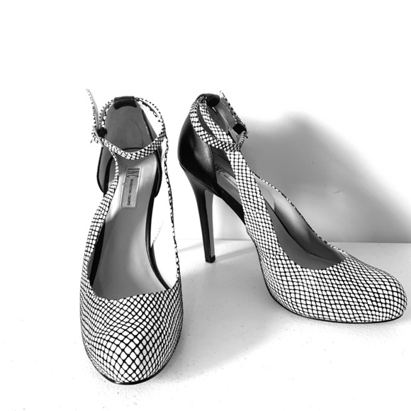 INC International Concepts Shoes - INC International Black & White Heels Size 9.5